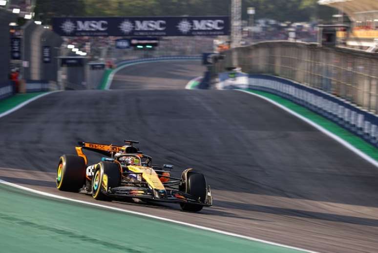 Lando Norris ser&aacute; pole position na corrida principal do GP de S&atilde;o Paulo.