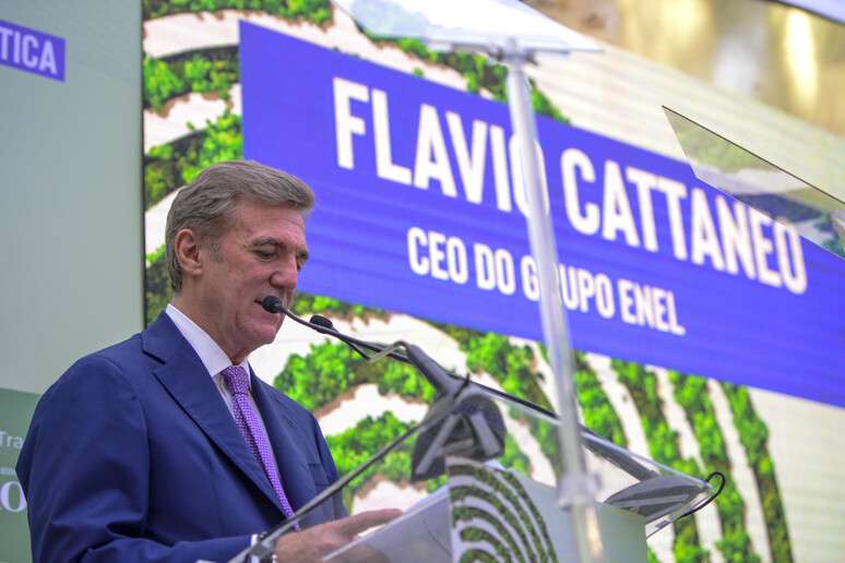 O CEO do Grupo Enel, Flavio Cattaneo