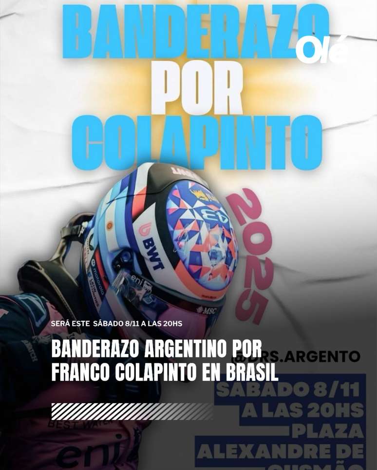 Torcedores se mobilizam para organizar homenagem ao Colapinto