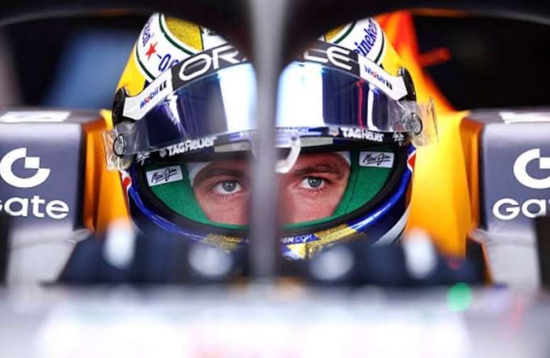 Max Verstappen durante final de semana em Interlagos 