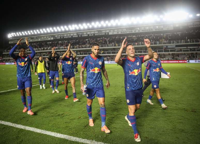 Jogadores do Red Bull Bragantino. 