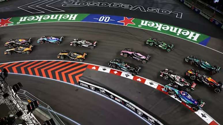 Largada do GP de Las Vegas