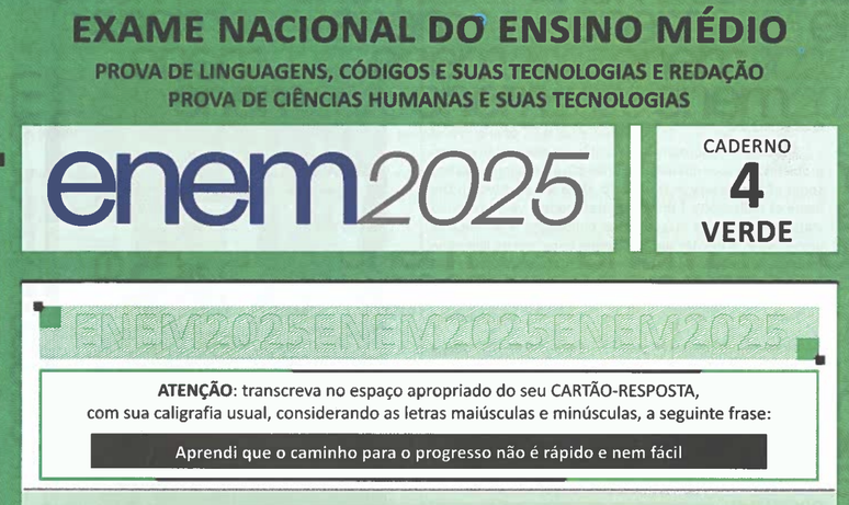 Prova verde do Enem