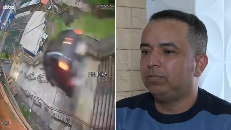 Motorista Raílson Souza, 48, despencou de escadaria na ZS de SP