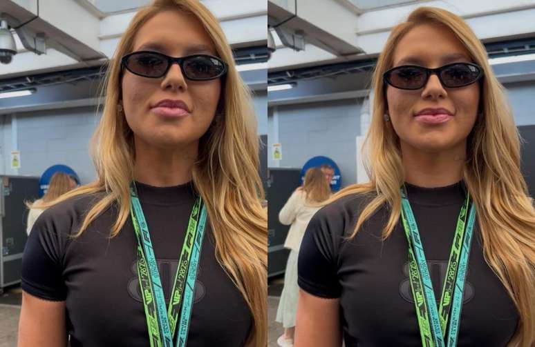 Virgínia conversa com o Terra durante o GP de São Paulo de F1