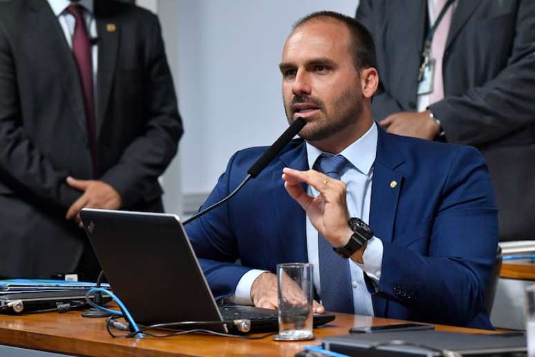 Eduardo Bolsonaro has been in the United States since the beginning of this year.