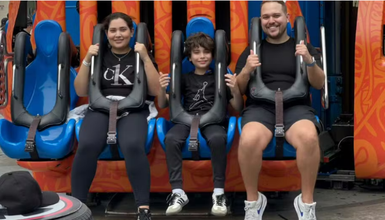 Família passou por momentos de tensão em brinquedo no Beto Carrero