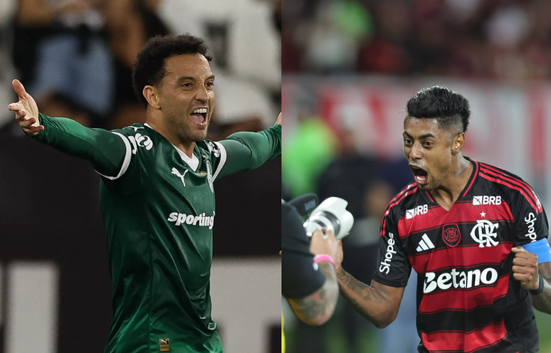 Flamengo e Palmeiras brigam ponto a ponto pelo título do Brasileirão
