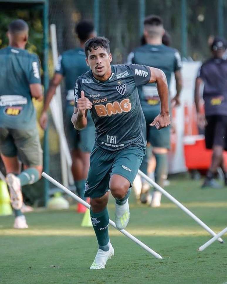 Daniel Benha in Atletico MG training