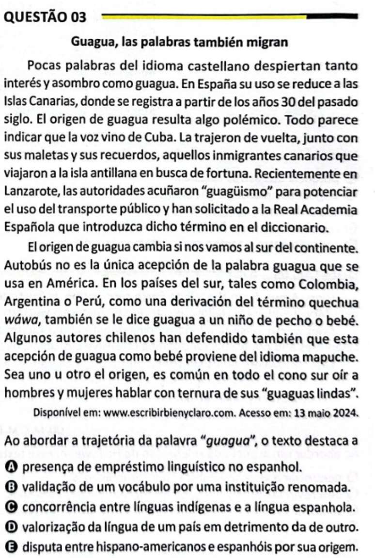 Confira as perguntas mais f&aacute;ceis e dif&iacute;ceis do Enem 2025, segundo cursinho