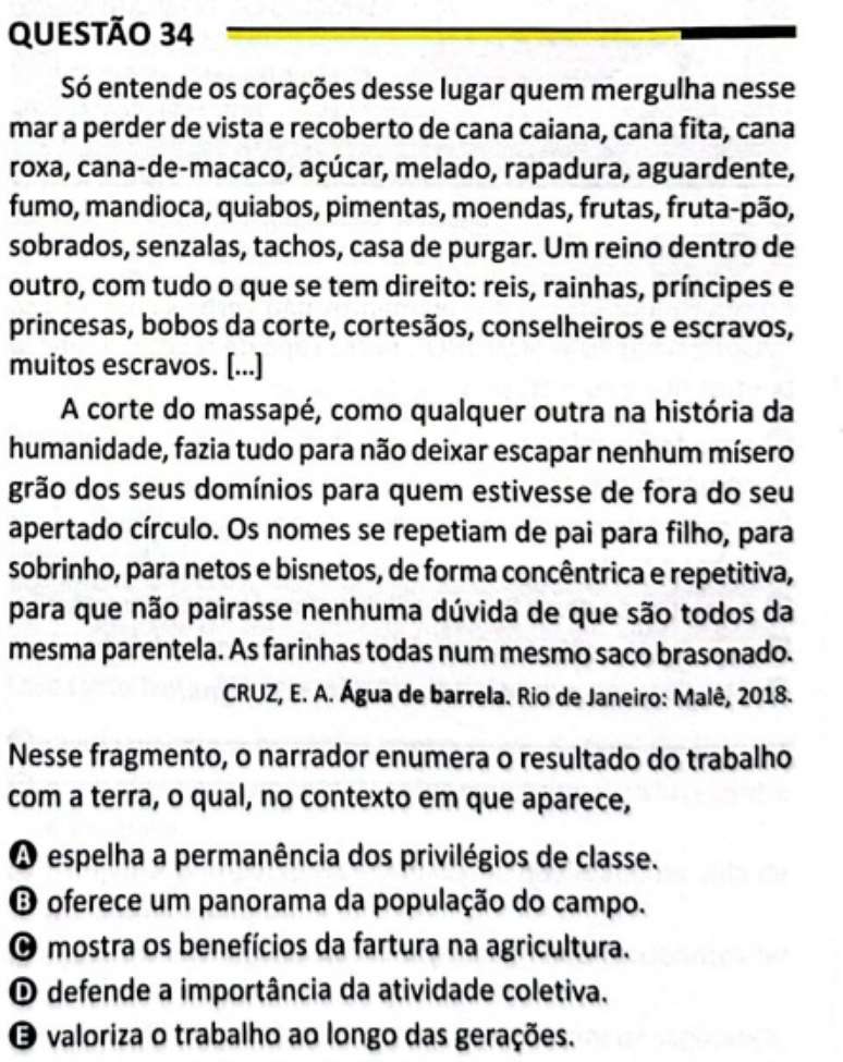 Confira as perguntas mais f&aacute;ceis e dif&iacute;ceis do Enem 2025, segundo cursinho