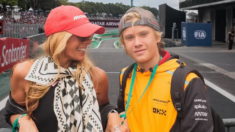 Adriane Galisteu revela que filho mostrou interesse em ser piloto como Ayrton Senna