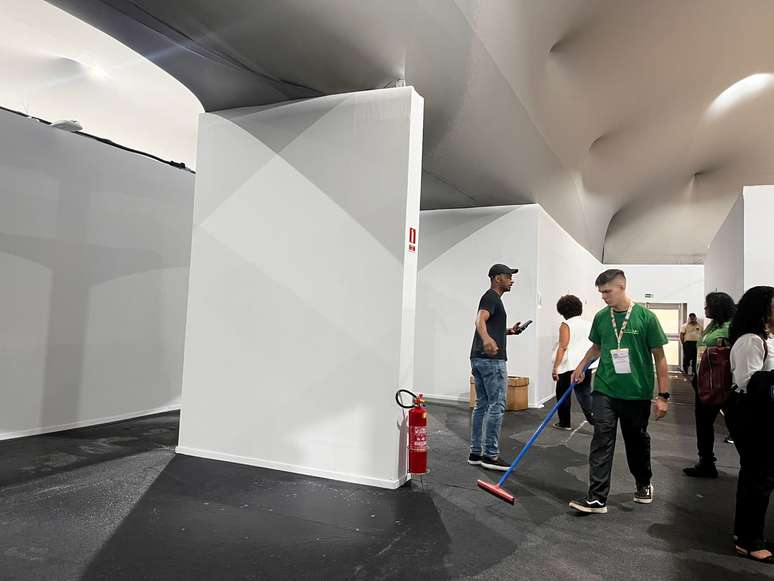 Águas invadiram o pavilhão da COP