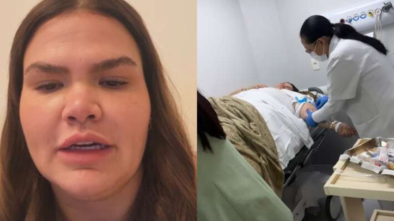 Thais Carla tranquilizou seguidores ap&oacute;s ser hospitalizada na segunda-feira