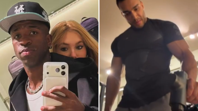Ci&uacute;mes? Vini Jr. apaga foto com Virginia ap&oacute;s v&iacute;deo da namorada com personal trainer / Reprodu&ccedil;&atilde;o: Instagram