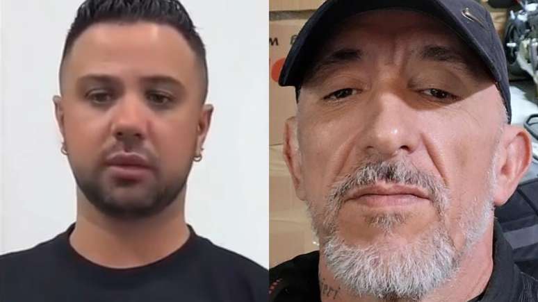 Ricardo de Freitas Nascimento, conhecido como Duda, e Cristian Cravinhos