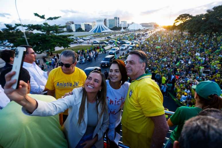 Celina Leão é próxima de Michelle Bolsonaro e compareceu a ato pró-anistia em maio deste ano, em Brasília