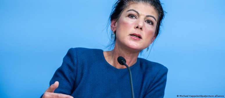 Sahra Wagenknecht, ao anunciar sua saída da chefia da BSW