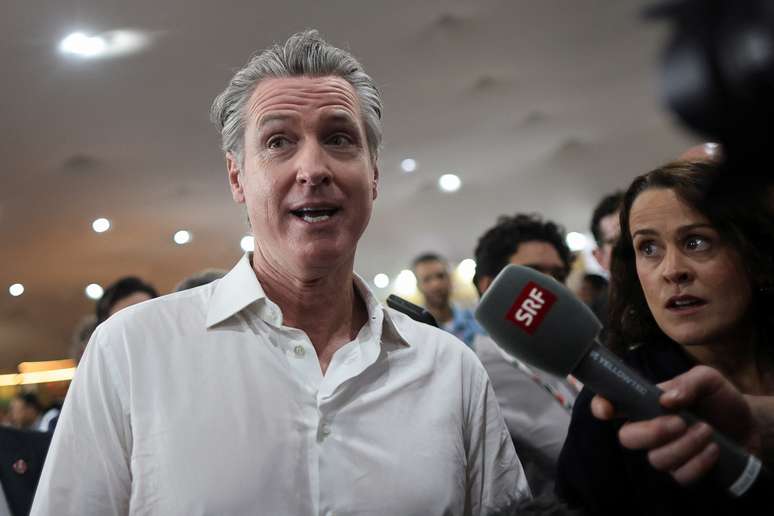 Governador da Califórnia, Gavin Newsom, chega à COP30, em Belém