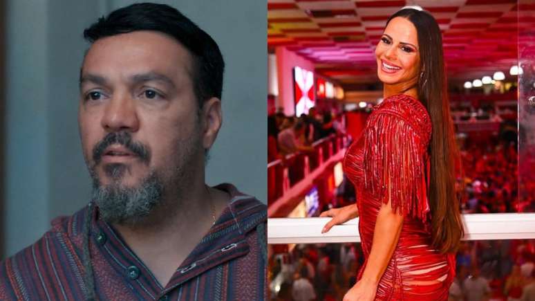 Belo abre o jogo sobre beijar Viviane Ara&uacute;jo em novela