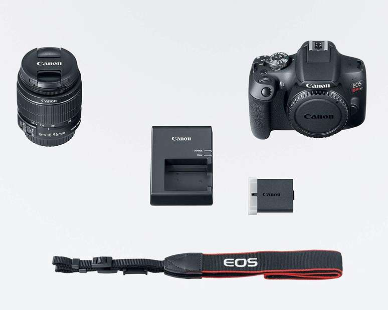 Câmera Digital EOS, Canon, Preto, 23 x 14 x 17 cm