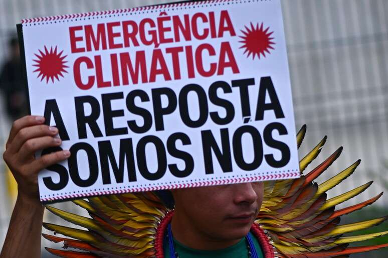 Protesto de ativistas em Bel&eacute;m
