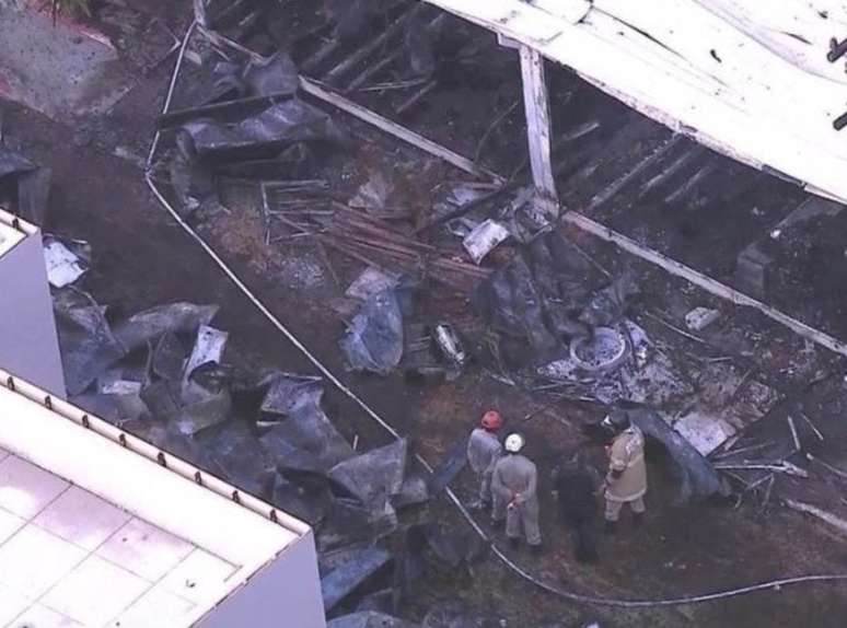 Incêndio no Ninho do Urubu matou dez jogadores da base do Flamengo – Reprodução/TV