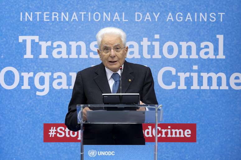 Mattarella discursou em evento da ONU em Viena sobre crime organizado