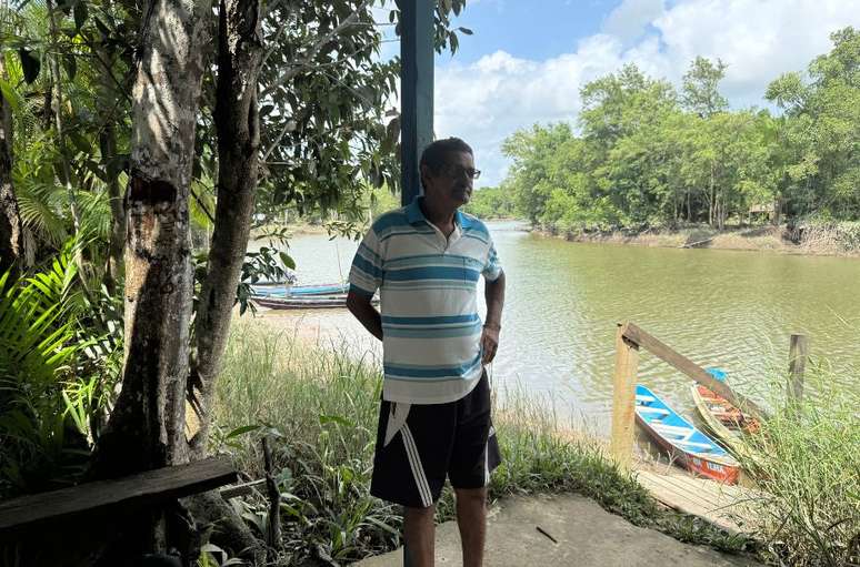 Seu Jo&atilde;o fala com muita tristeza ao relembrar como era a vida antes da polui&ccedil;&atilde;o do rio e como &eacute; agora