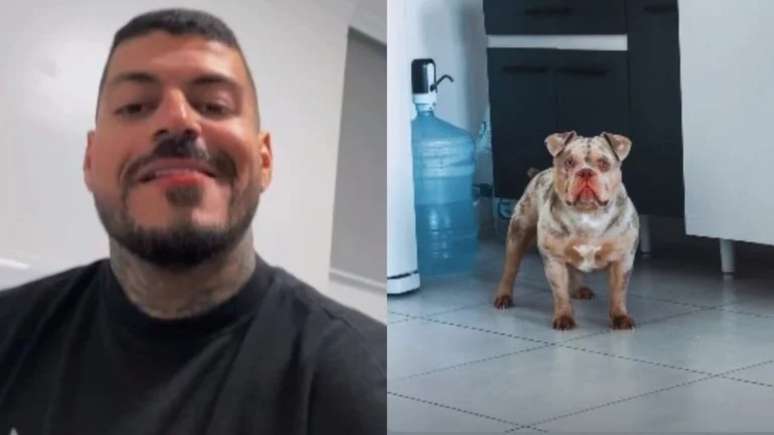 Influenciador Matheus Vandré acorda sem o dedo e percebe que seu cachorro comeu o membro