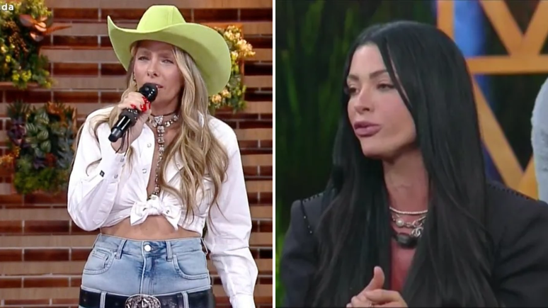 A Fazenda 17: Galisteu d&aacute; invertida em Rayane ap&oacute;s peoa acusar Duda de usar drogas no reality / Reprodu&ccedil;&atilde;o: Record