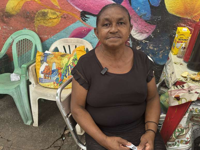 Joana Nascimento, de 59 anos, moradora da cidade