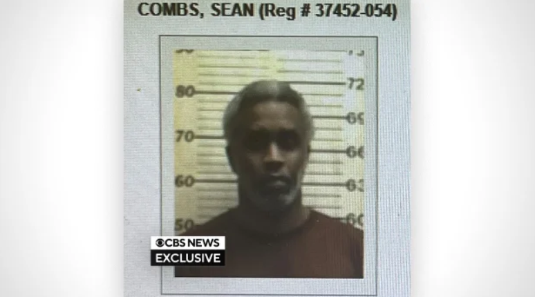 Foto do rapper P. Diddy após transferência para penitenciária de baixa segurança na região da Filadélfia 