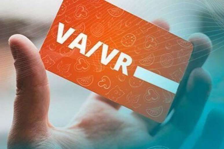 Imagem ilustrativa de um cartão que oferece vale-alimentação e vale-refeição