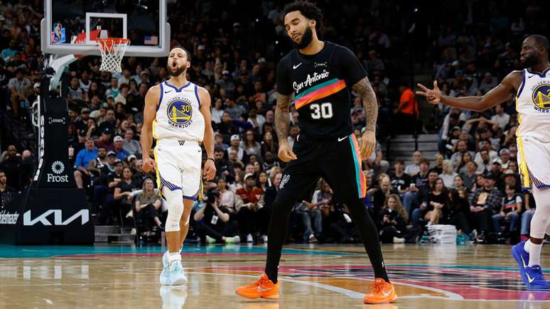 Golden State Warriors vence o San Antonio Spurs