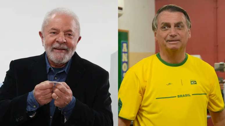 Lula e Jair Bolsonaro