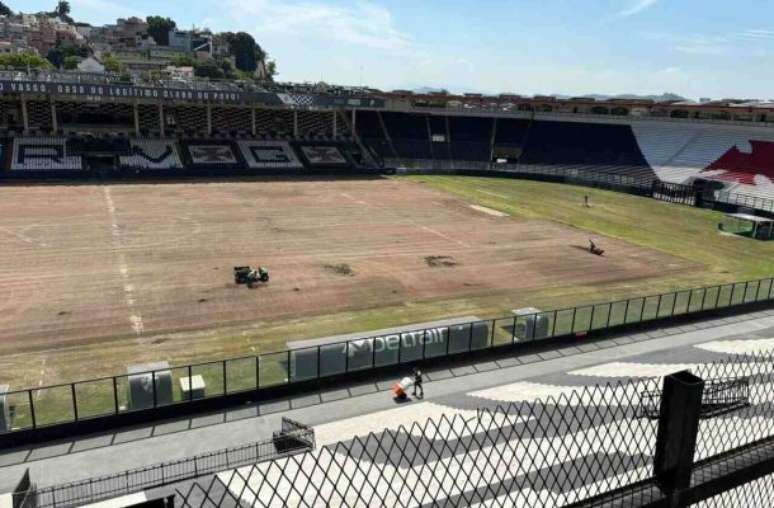 Reprodução - Legenda: Vasco: São Januário terá o mesmo gramado de cinco estádios da Copa do Mundo 2014