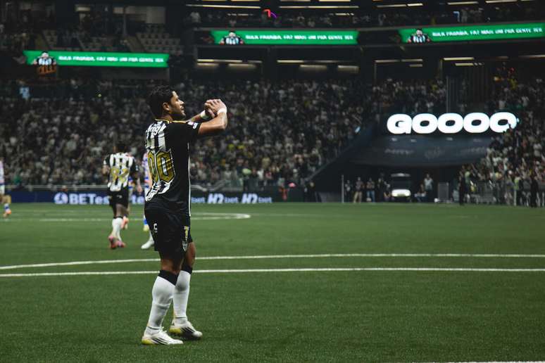 Hukchi scored his first goal for Atlético in the draw with Fortaleza –