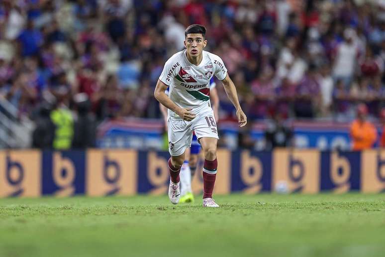 Lezcano em ação contra o Fortaleza –