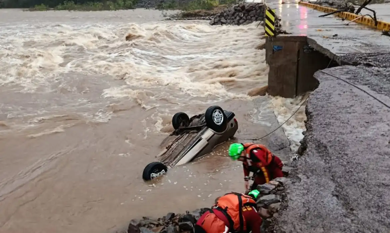 Quase 7,3 mil pessoas deixaram suas casas no Rio Grande do Sul por causa das chuvas em junho deste ano.