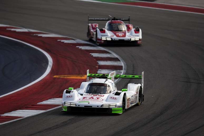 Porsche 963 da Proton e Penske em ação em Austin: a união das duas pode fazer a Porsche entrar em Le Mans em 2026