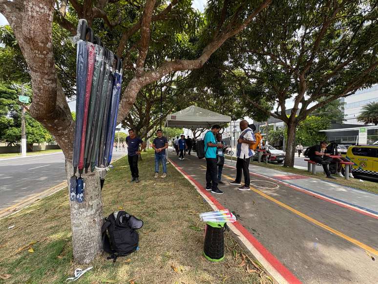 Chuva estimulou vendedores em Belém (PA)