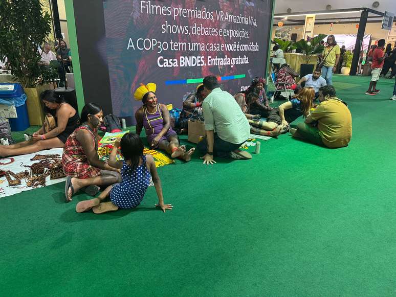  A Green Zone, área aberta ao público, segue bastante movimentada