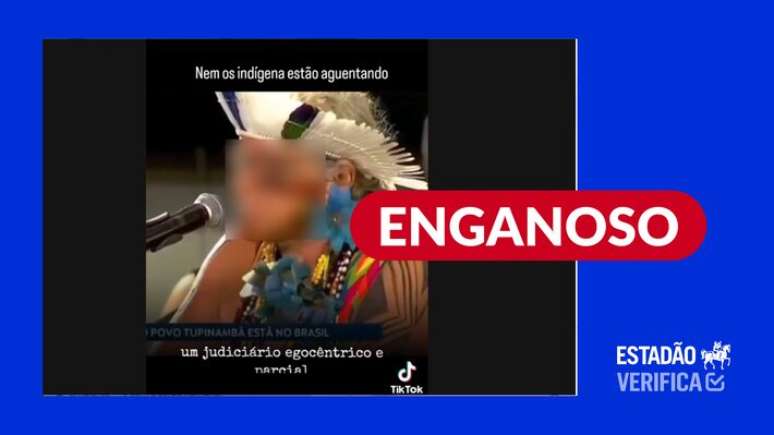 Discurso em que indígena chama governo de ‘enfraquecido’ não foi feito na COP-30