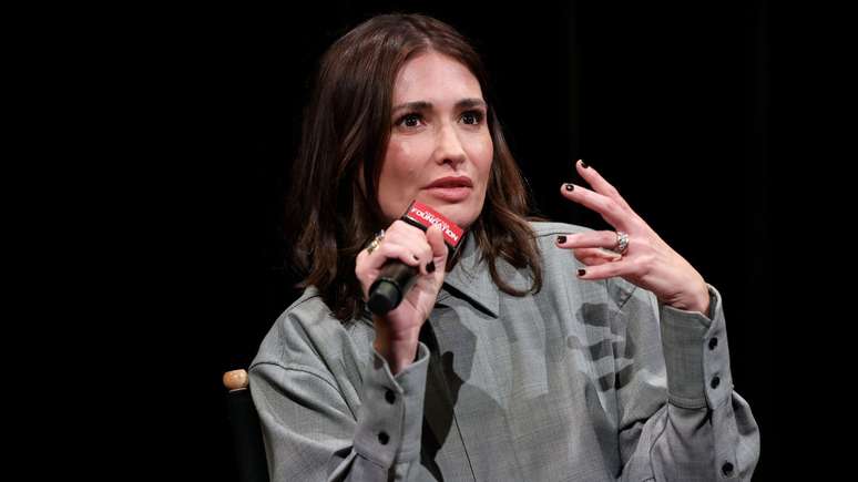 Karolina Wydra em Nova York.