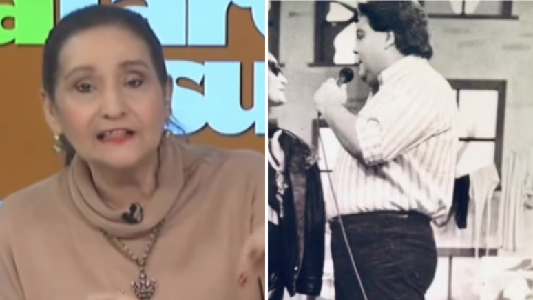 Mudou muito? Sonia Abrão surge em foto como modelo ao lado de Faustão; veja / Reprodução: RedeTV e Instagram