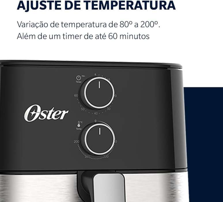 Fritadeira Sem Óleo Oster 127V - OFRT520, PRETO