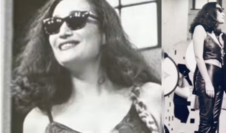 Nos anos 80, essa famosa apresentadora brasileira roubou a cena ao desfilar no palco do 'Perdidos na Noite', comandado por Faustão. Reconhece?.