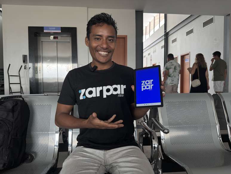 Samuel criou um aplicativo para que as pessoas consigam ter mais facilidade para navegar