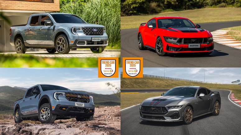 Ford Maverick e Ford Mustang: Prêmio Trend Car nas categorias Picape Monobloco e Carro Esportivo